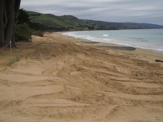 Sand dumped at Marriner's Rd