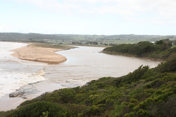 BmP1.2 View of river mouth and the river upstream of mouth