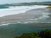 BmP1   Photo 2 Waves coming over berm into estuary